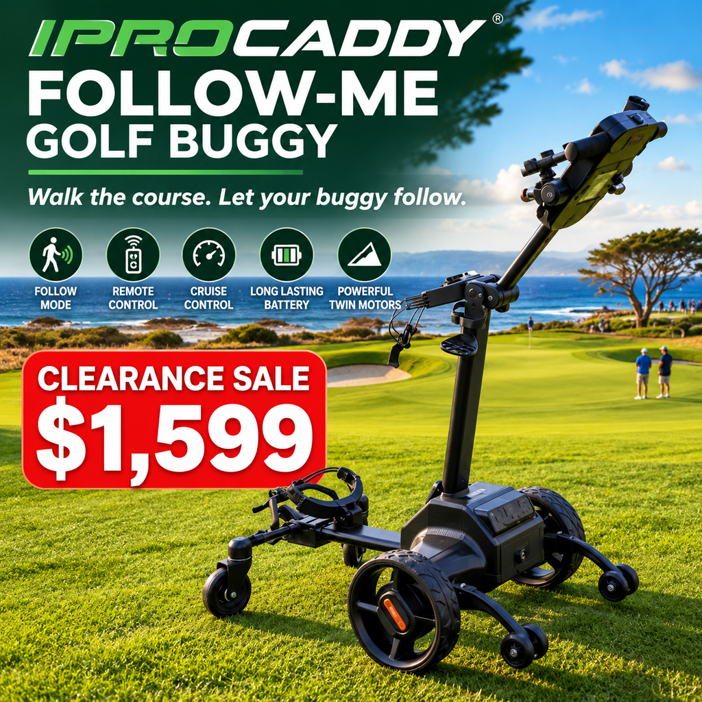 IproCaddy Follow me Golf Buggy
